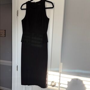 Banana Republic Elegant Black Midi Dress